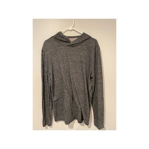Banana Republic Mens Grey Hoodie Tee